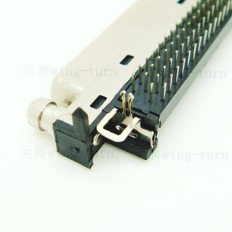 运腾 HMCR68FS-90 scsi 板卡母头 0.8间距 VHDCI68芯 P C B 插针