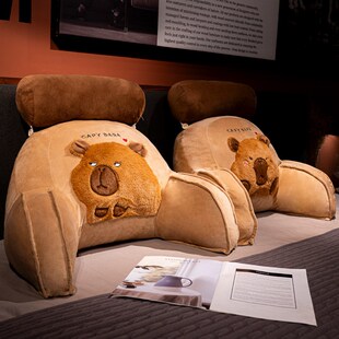 卡皮巴拉床头靠垫软包大靠背抱枕榻榻米护腰靠枕宿舍学生床上枕头