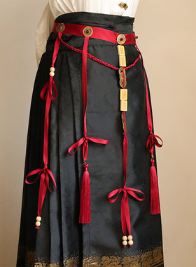 诡异仙李火旺铜钱禁步中式傩戏配饰无性别COS道腰链民族风腰链