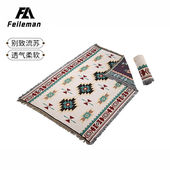 菲勒曼户外野餐垫地垫帐篷露营毯复古野营民族风野炊午休盖毯子90