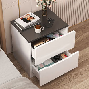 御乐欣床头柜家用卧室床边柜储物柜简易多抽小型收纳柜子推荐【双