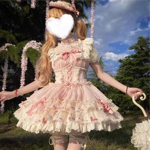 小芙蝶心动玩偶原创芭蕾风蛋糕裙连衣裙Lolita