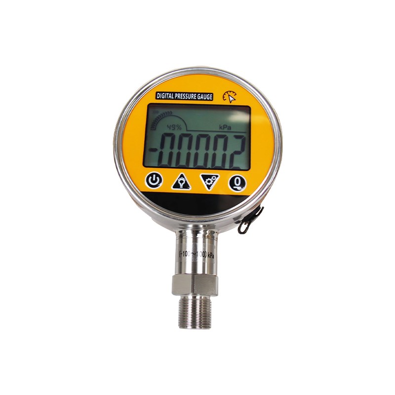 高精度电池压力表耐震高精度远传数字水压负压真空气压表不锈钢