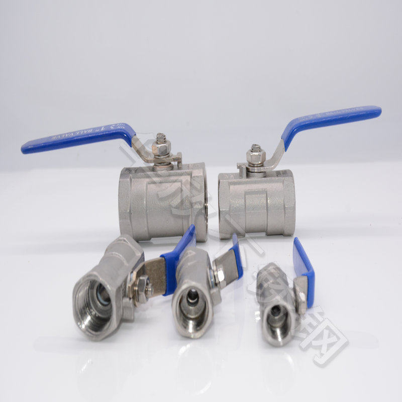304不锈钢一片式球阀内螺纹1寸阀门自来水1PC丝扣水阀门4分6分2寸
