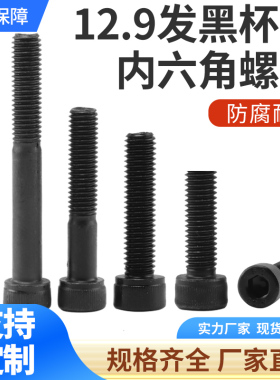 DIN912  12.9级内六角螺丝米M24*40/50/60/70/80/90/100-600