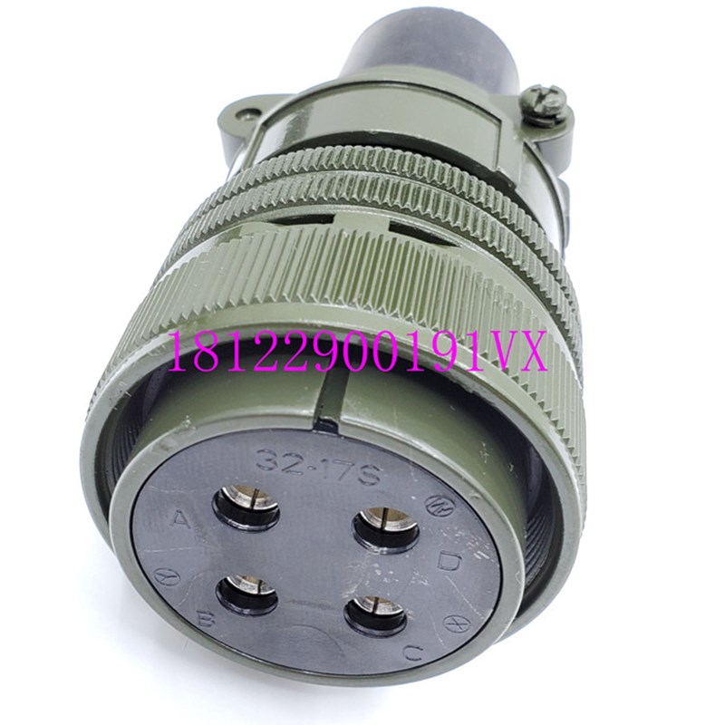 JSSCNBL04 MS3108A32-17S弯头东元台安伺服电机动力电源接头