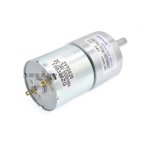 正科微型调速直流减速电机马达ZGB37RG 12v/24V大扭矩正反转调速