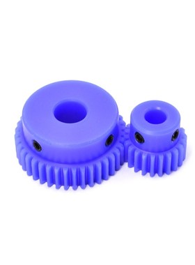 MC尼龙1.5g模58到80齿轮蓝色进口901含油自润滑耐高温PA66条配件