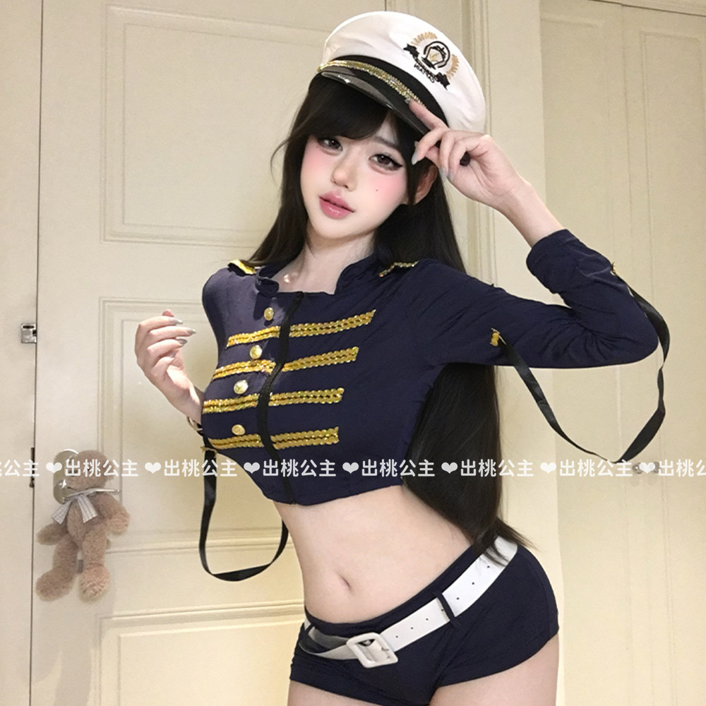 性感御姐空姐女警制服大码套装