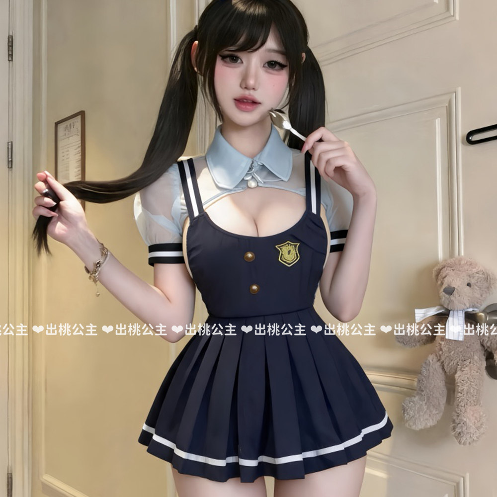 学院风性感辣妹水手服JK套装