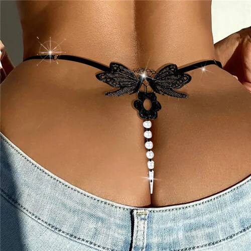 New Sexy String Panties Women Lace Butterfly G-Strings T-Bac