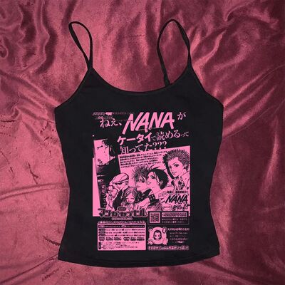 Y2k Nana Osaki Graphic T Shirts Casual Harajuku Streetwear J