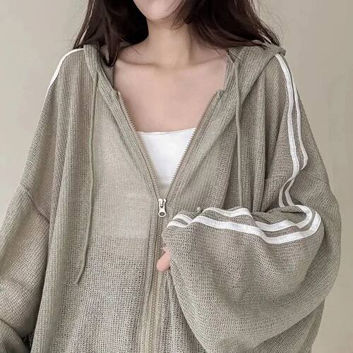 Women Thin Linen Jacket Fashion Ladies Outerwear White Sunsc