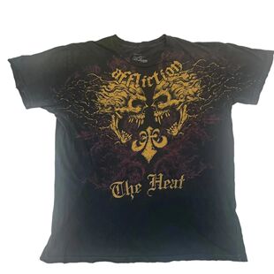Affliction new Hip Hop Skull Graphic t shirts Men Streetwear