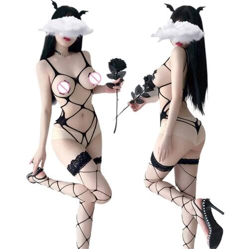 Sexy Crotchless Lingerie Teddies Women Erotic Outfit Stretch