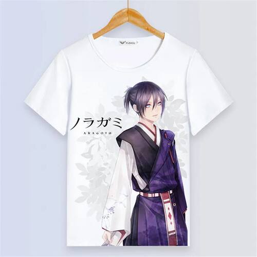 Anime Noragami Aragoto Digital Printing Unisex Harajuku T Sh