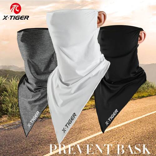 X-TIGER Face Mask Ice Fabric Sport Headband Summer Running M