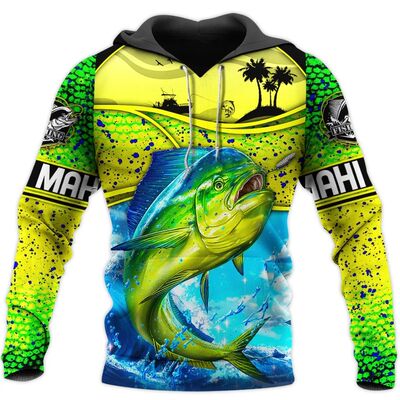Animal Fisher Marlin Sweatshirts Man Tracksuit Fishing Camo