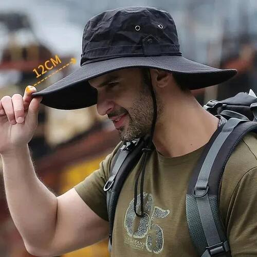 New Sun Protection Fishing Hat Summer Breathable Mesh Campin