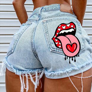 Denim Shorts Street For Personaliz American Fashion Womenins