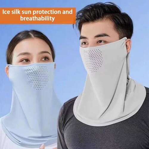 Ice Silk UV Protection Mask for Men and Women - Full Face An