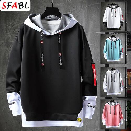 New Fashion Men's Hoodies Hip Hop Hooded Male Sweatshirts Me