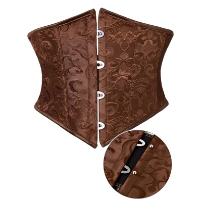 Retro Court Style Waist Cincher Short Corset Belt Posture Co