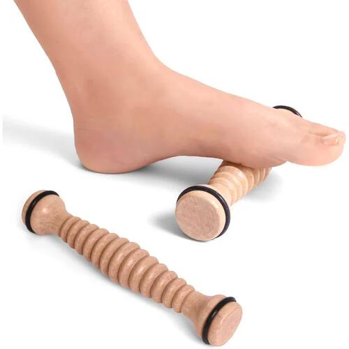 1pc wooden foot massager-foot massage roller for relaxing an