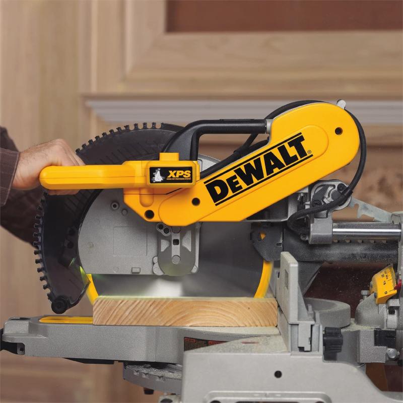 台湾进口得伟DWS780/DW715复合斜切锯12寸锯铝机305mm铝材切割机