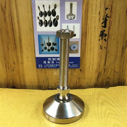 重型全金属关节蹄脚/高承载铁块机床调节脚/地脚螺丝80M16M20M24