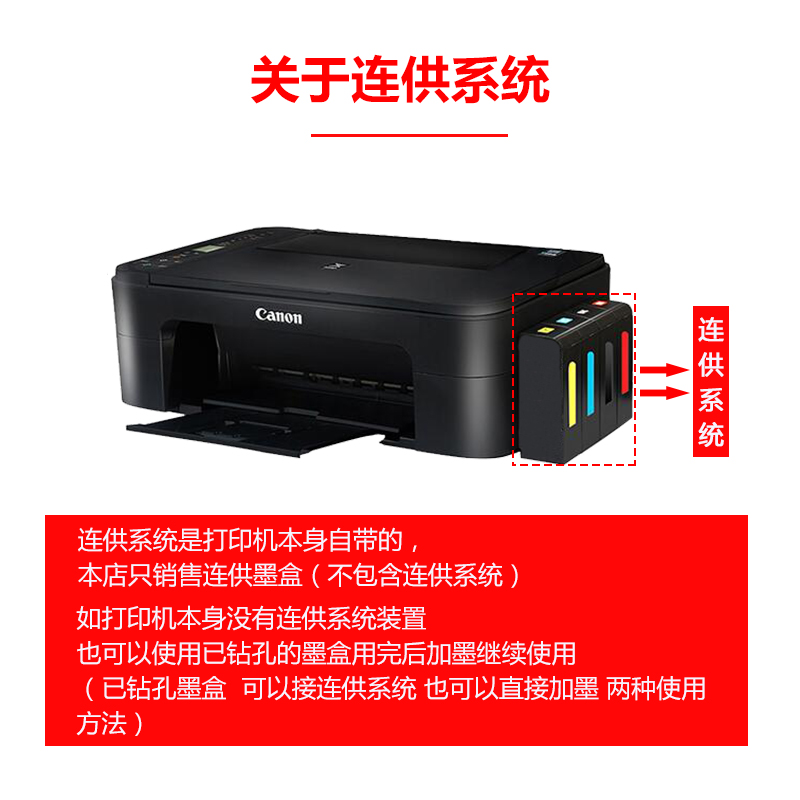 原装佳能845墨盒 846 mg2580S 3080 ts3180 3380 3480打印机连供