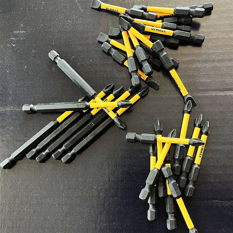 原装得伟635mm柄抗冲击89MM 57MM一字十字批头配起子机DCF850