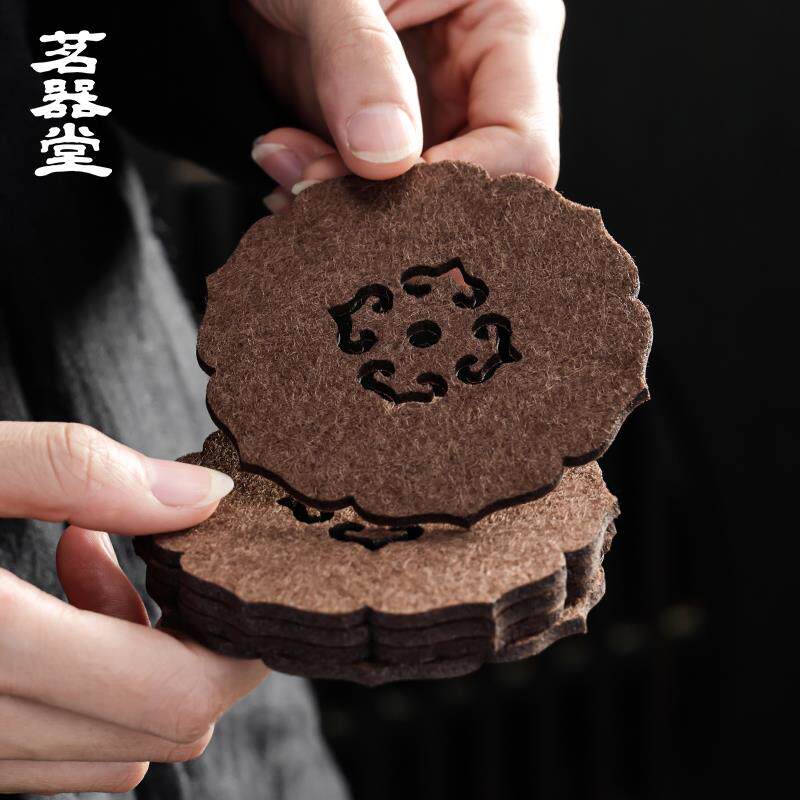 【超值福利】茶壶专用垫毛毡茶杯垫养壶垫吸水性强防磕垫片手工茶