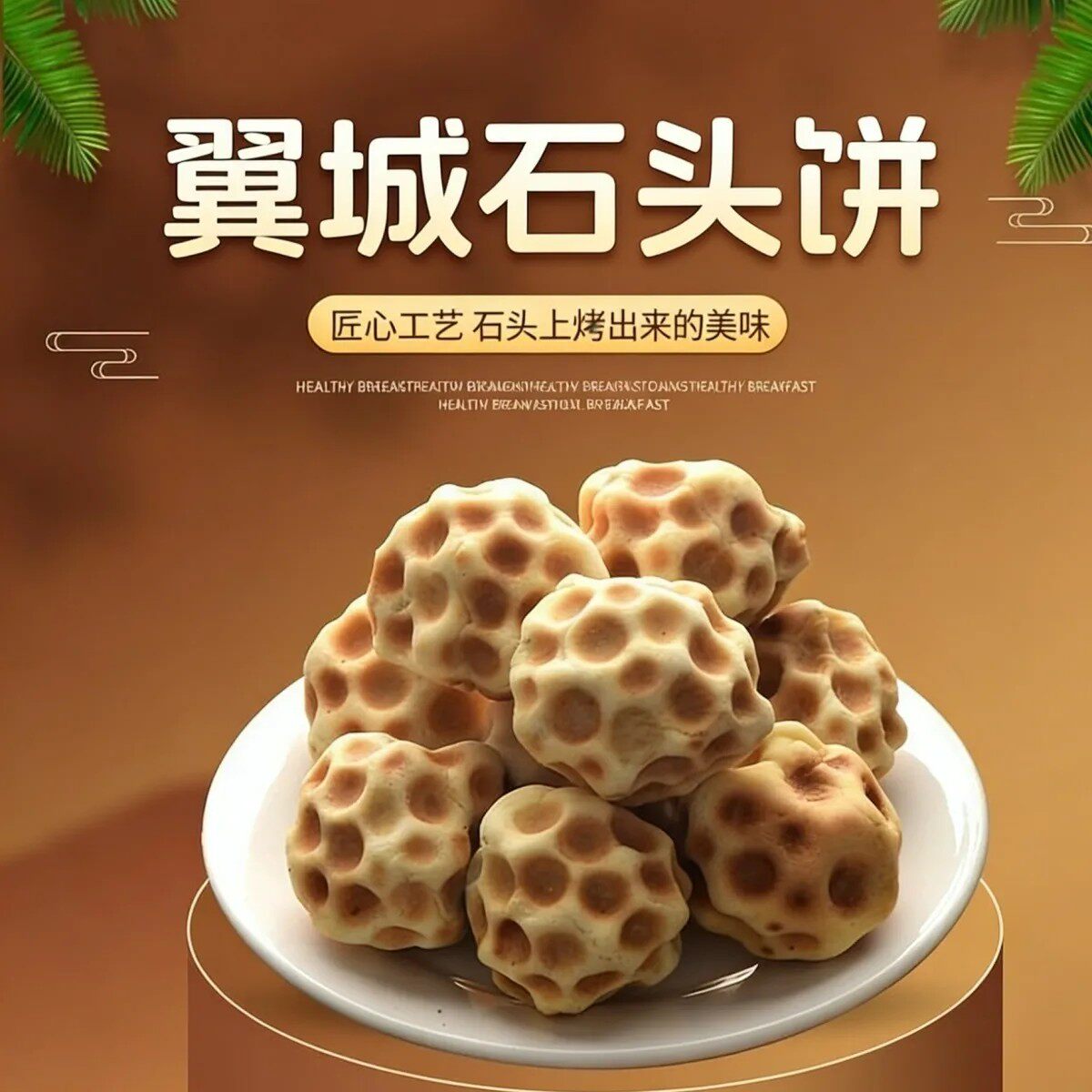 翼城石头饼山西特产石头饼红豆小石子饼手工夹心烘烤翼城石子饼
