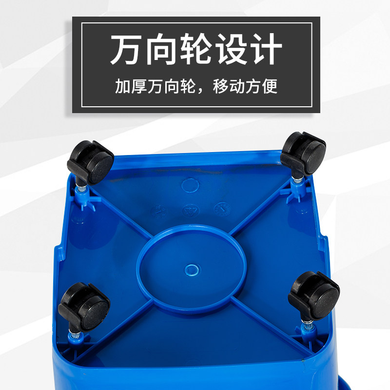 带轮子垃圾桶大容量商用带盖厨房大号户外环卫工业家用厨余垃圾箱