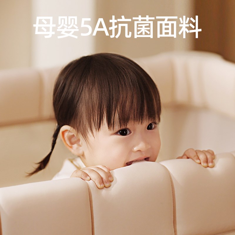 酷豆丁云朵拼接床婴儿床宝宝床儿童床边加宽拼接床大人可睡床边床