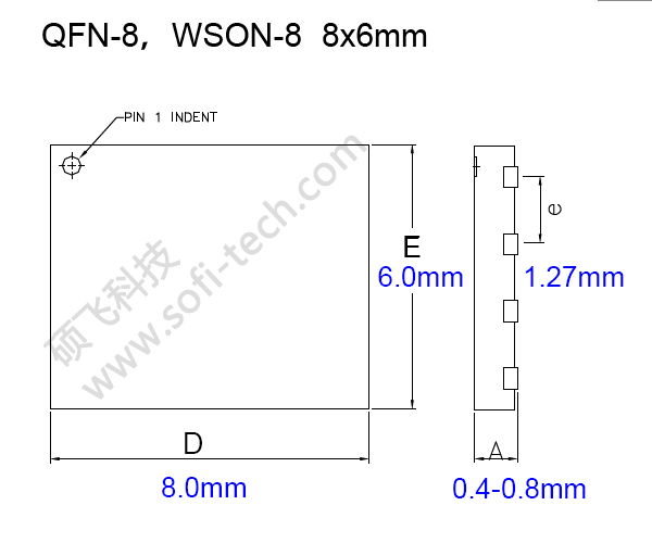 新款硕飞SP325/328编程器专用烧录座: AM-QFN8-8X6A烧录座(进口座 电子元器件市场 编程器/烧录器/烧录设备 原图主图