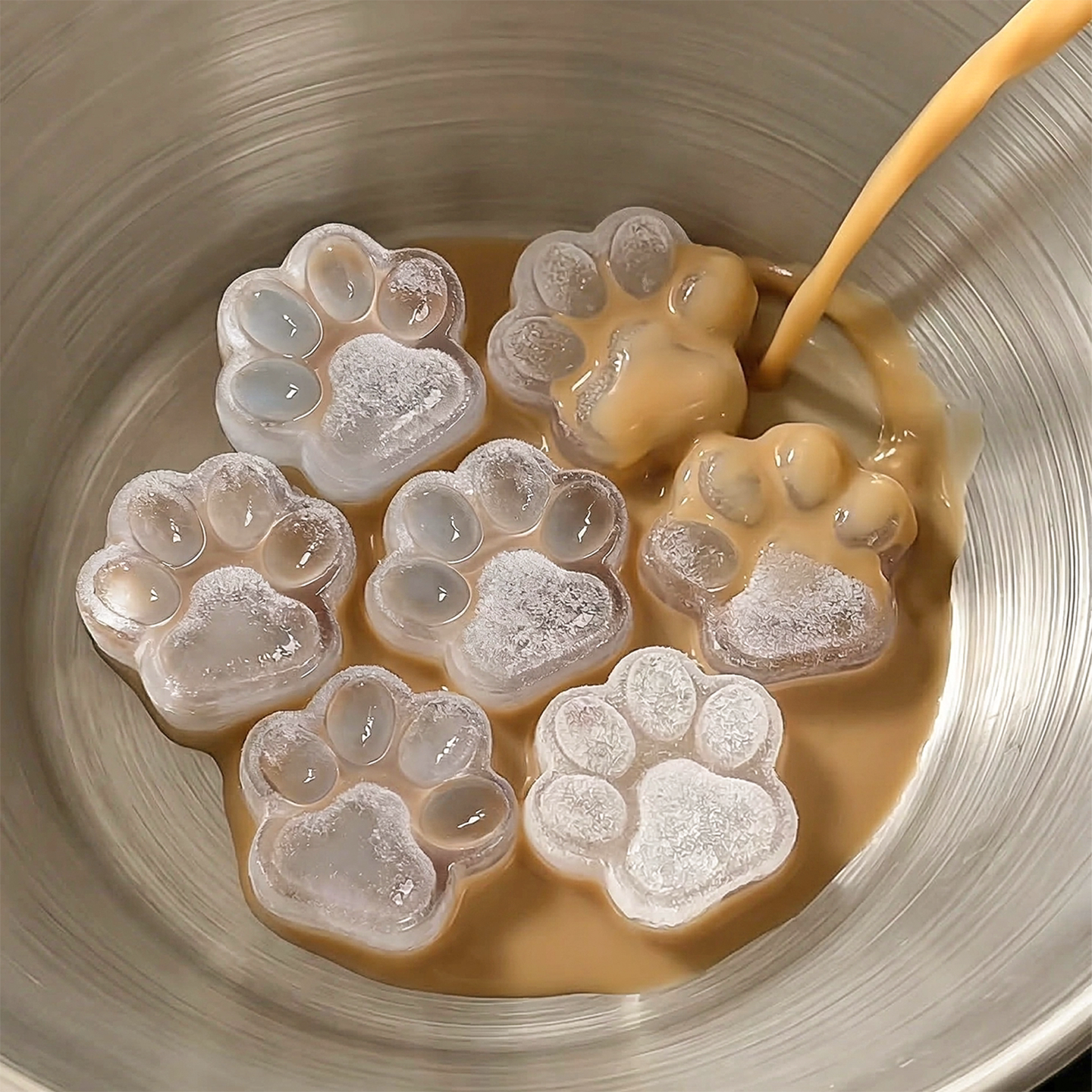 猫爪矽胶冰块冰格模具食品级自制冻冰块神器家用冰箱饮料制冰盒