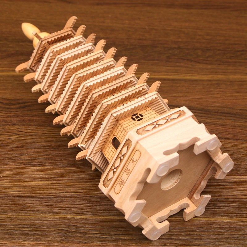 精选桃木文昌塔摆件七层13层无漆原木九层十三层孩子书房书桌卧室,家居饰品,装饰摆件,淘宝优惠券,粉丝福利购,淘宝优惠卷