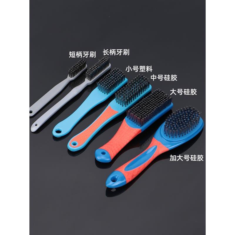 钢不锈丝刷带长柄厨房抽油烟机清洗工具小手柄铁刷子清洁刷去除锈