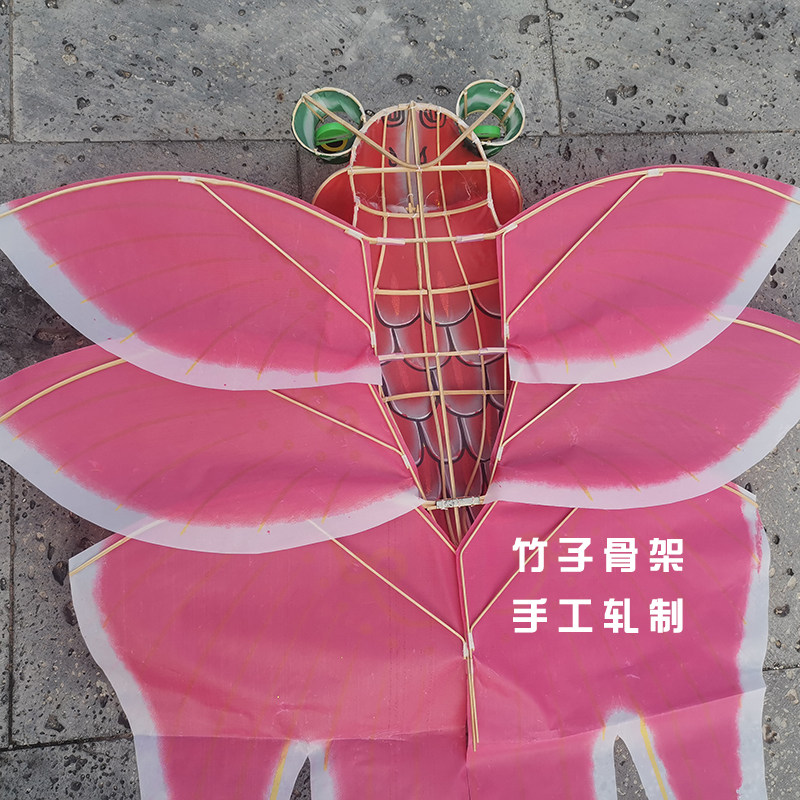 传统立体金鱼潍坊古风纸鸢中式摄影汉服拍照风筝道具不飞装饰布展