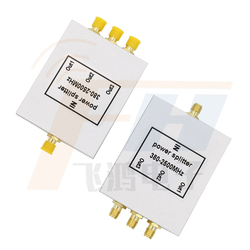 包邮SMA功分器功率分配器一分三合路器 380-2500MHZ SMA 外螺内孔
