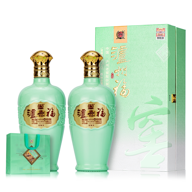 泸州老窖股份出品 一品坊瓶皇高档透明桶52度浓香型白酒500ml*2瓶