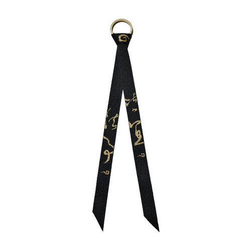 原创中国风书法飘带挂带包挂钥匙扣配饰小众