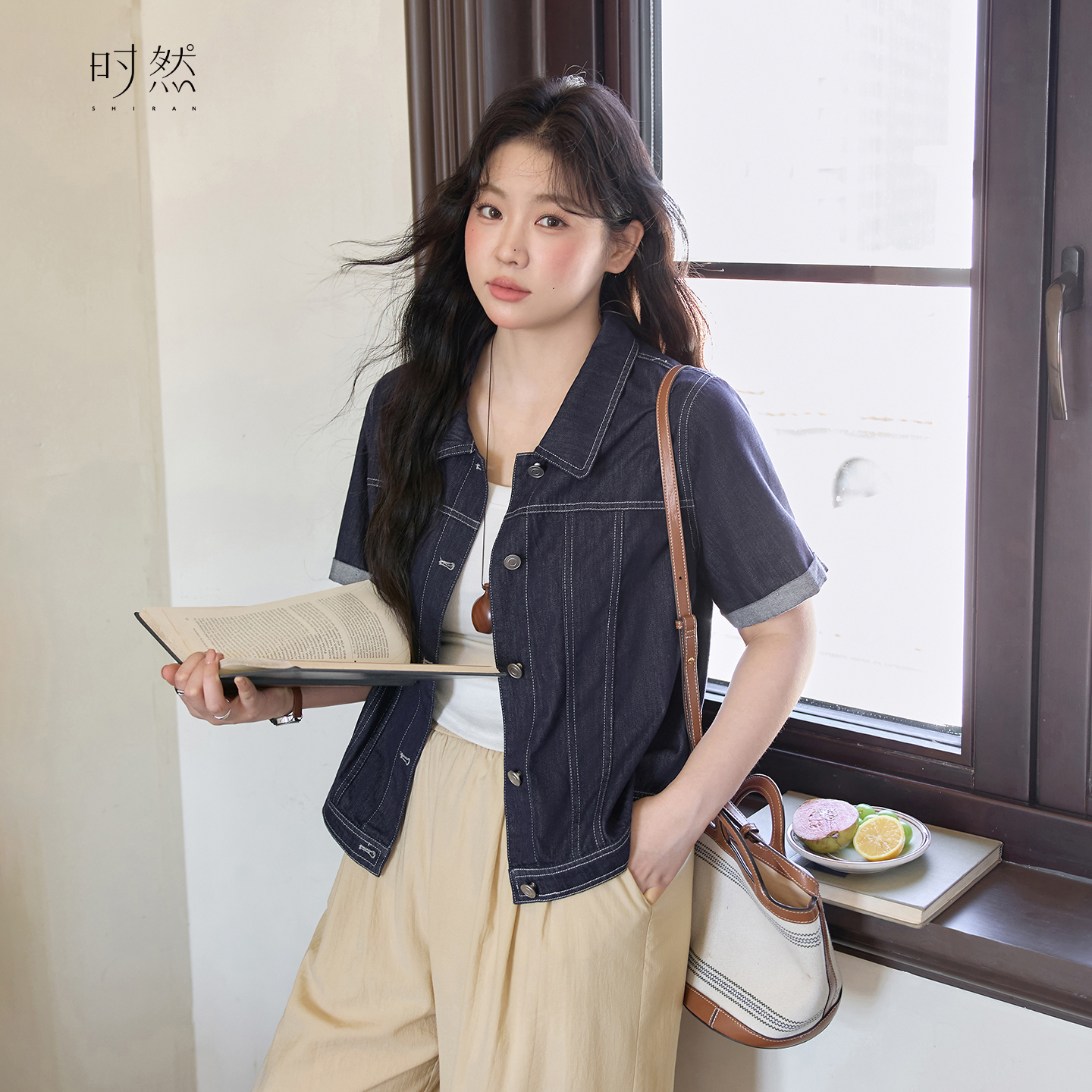 时然【暮色裁光】牛仔衬衫