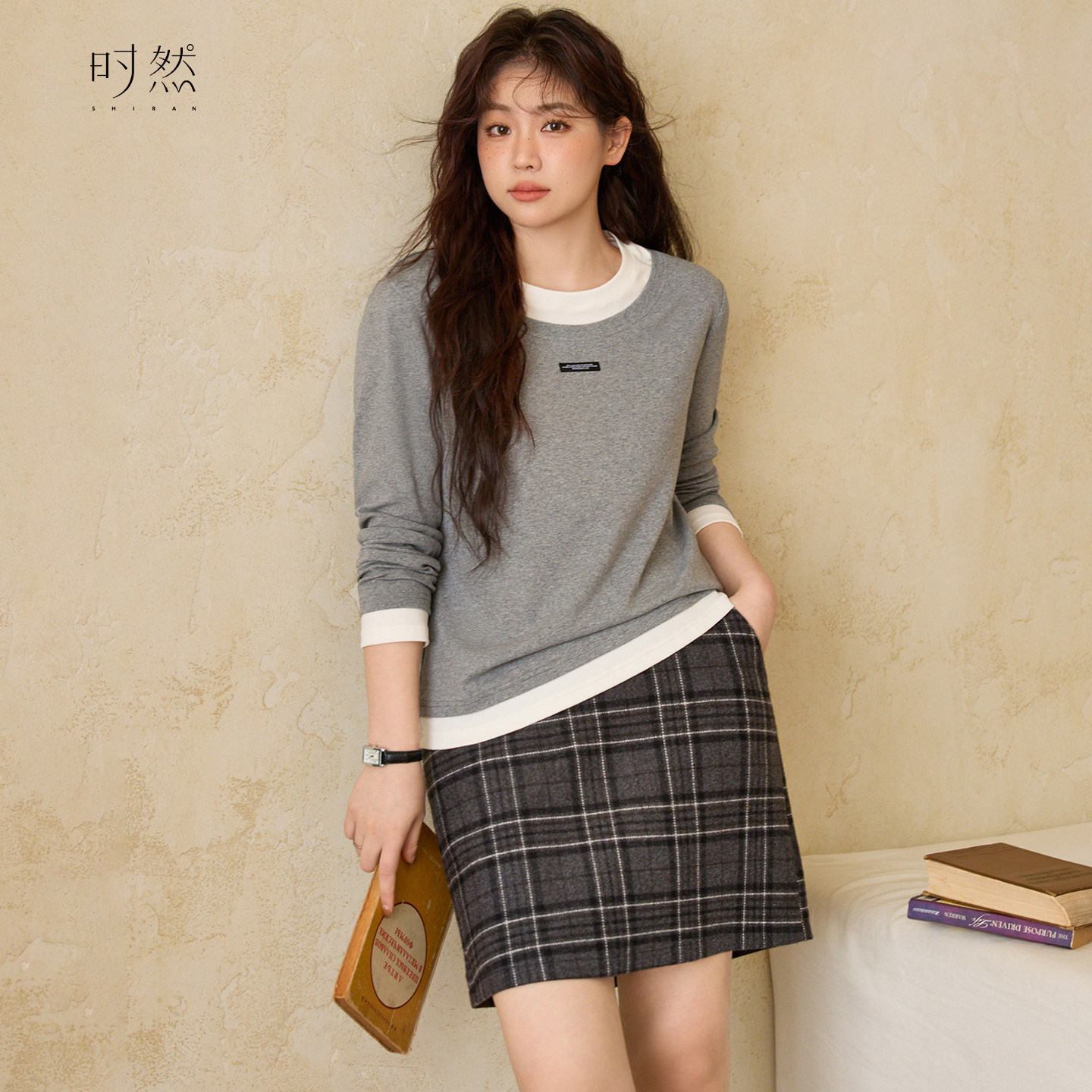 时然大码绝美半身裙显瘦