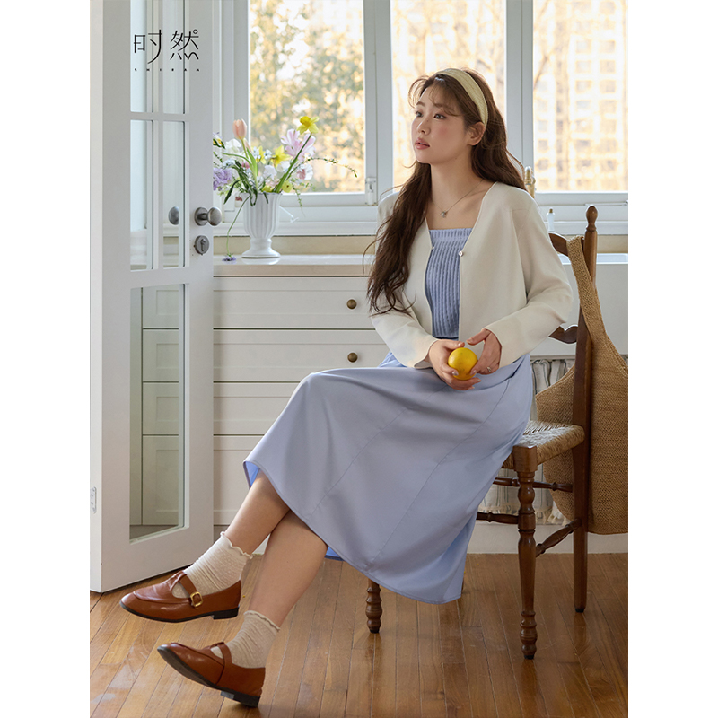 时然内搭大码胖mm显瘦遮肚