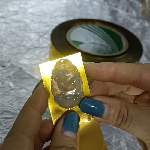 翡翠镜面封底锡膜纸珠宝玉石器用