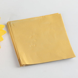 13*13cm金色锡纸 瓦罐煲汤鹅肝佛跳墙奶茶杯小金橘茶叶砖包装铝箔