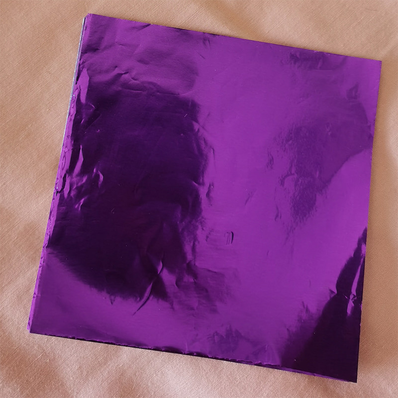 众想丝华紫色锡纸彩色包装用铝箔纸7*7 8 9 10 12 15 20 30 45cm,厨房/烹饪用具,锡纸/油纸,淘宝优惠券,粉丝福利购,淘宝优惠卷